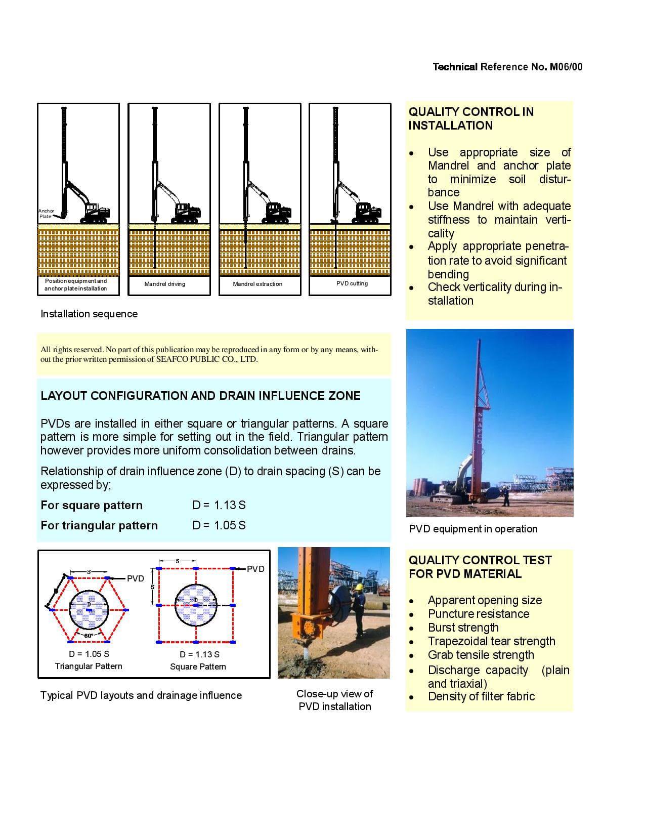 Yadav Construction PVD Technical Profile - Capabilities